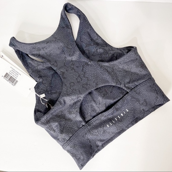 All Fenix Anthropologie Python Charcoal Sports Bra Size XS NWT - Picture 5 of 6